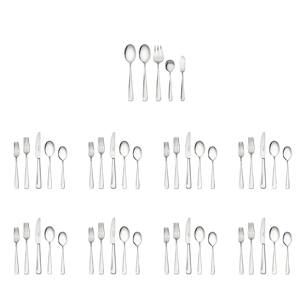 J.A. Henckels International Silvano 45-pc 18/10 Stainless Steel Flatware Set