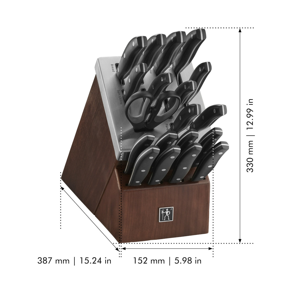 J.A. Henckels International Definition 20-pc Self-Sharpening Block Set