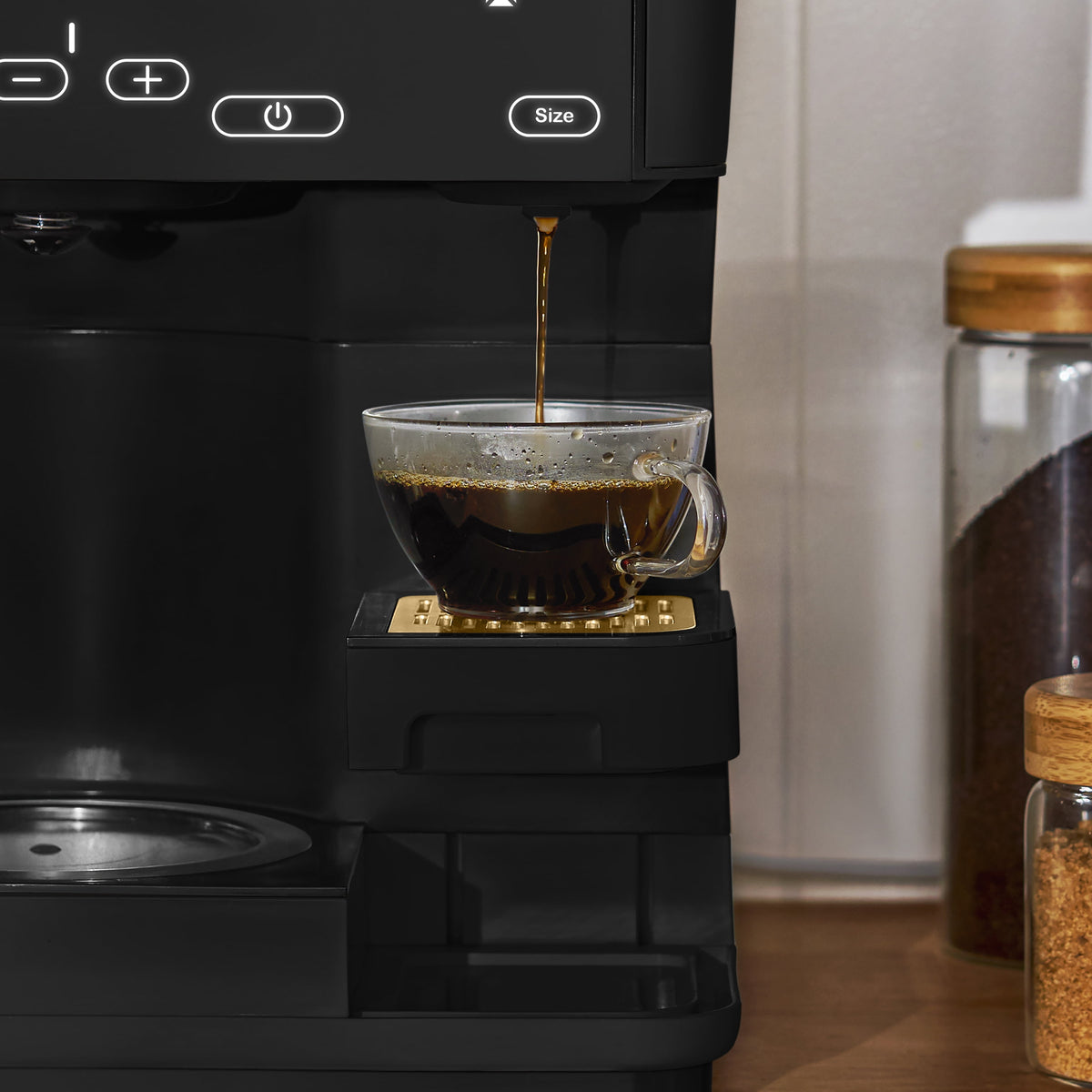 Beautiful by Drew Barrymore Multi-Brew 12-Cup Programmable Drip & Single-Serve Coffee Maker, White Icing