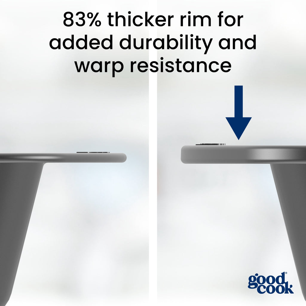 GoodCook 15” x 10.5” Nonstick Carbon Steel Baking Pan & Raised Wire Rack