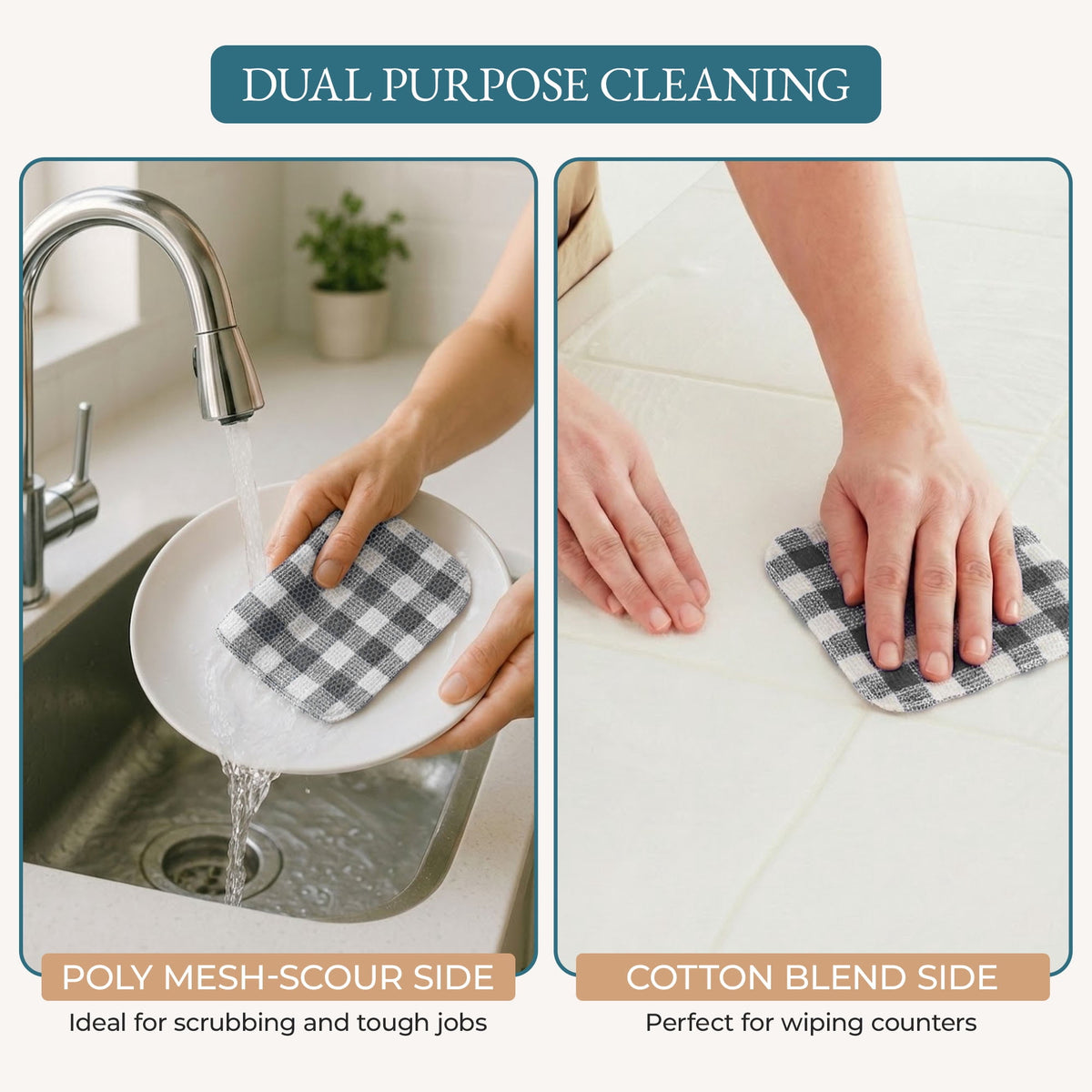 20 Piece Kitchen Towel Set - Cotton Dish Towels, Heat Resistant Kitchen Mittens and Pot Holder Set, Apron for Women with Pockets , Absorbent Dish Towels for Kitchen Drying - Olive