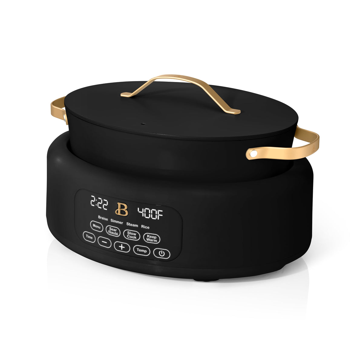 Beautiful 10 in 1, 6 Qt Electric Multi-Cooker, Thyme Green by Drew Barrymore