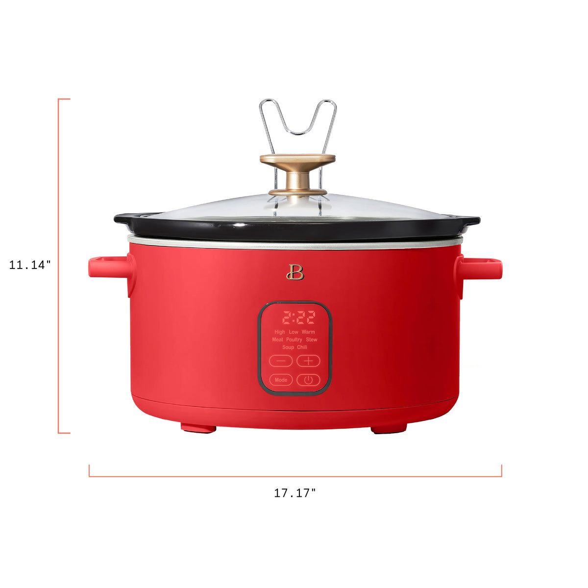 Beautiful 6 Qt Programmable Slow Cooker, Thyme Green by Drew Barrymore