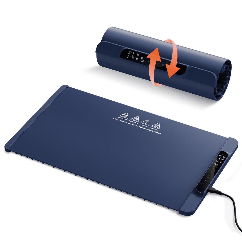 Electric Warming Tray, Warming Mat for Food , Portable Large Food Warmers Mat for Buffets Parties,Full Surface Fast Heating,6 Temperature Setting,Auto Shut-Off