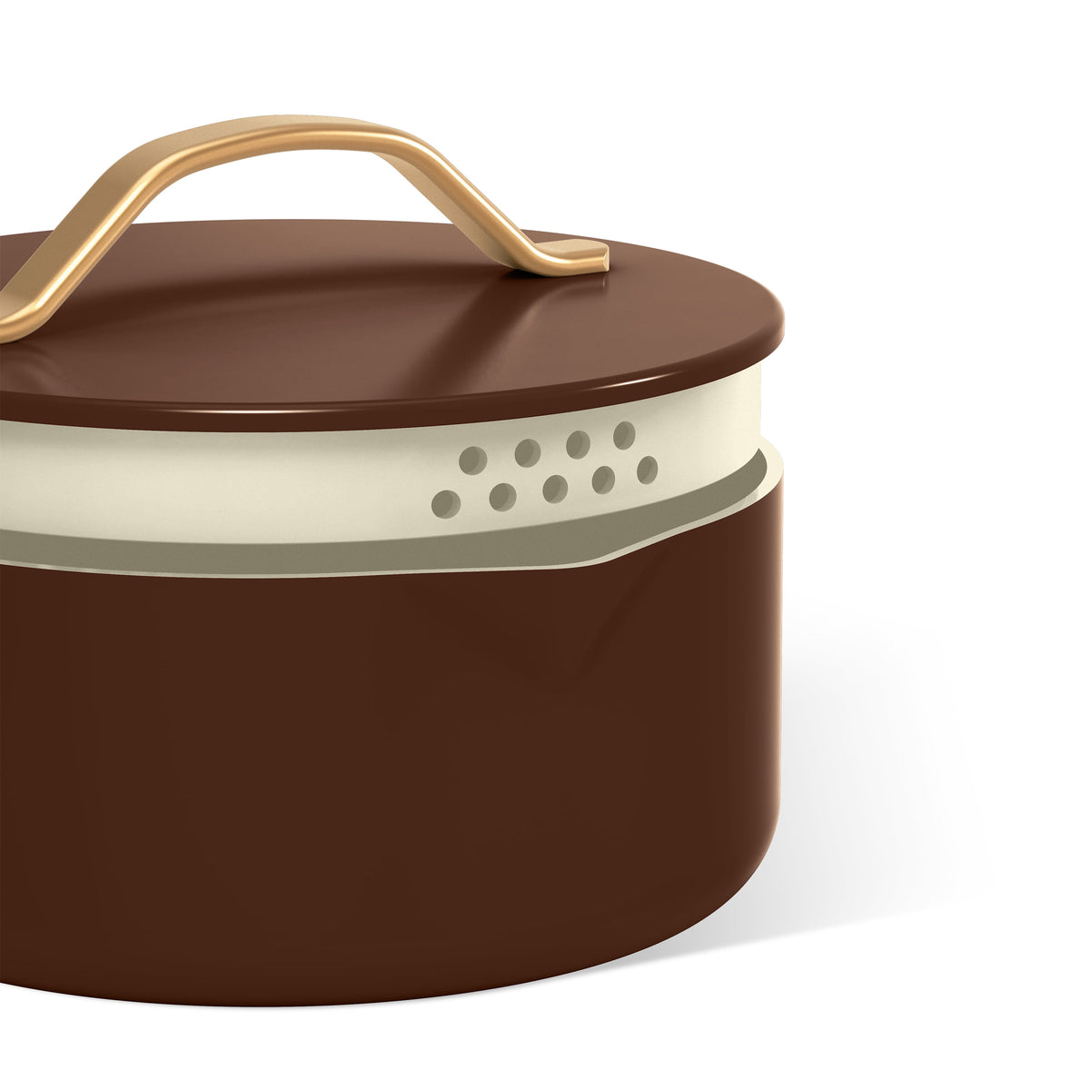 Beautiful 12-Piece Cookware Set, Pots and Pans with Strainer Lids and EverGood Ceramic Nonstick Coating, White Icing by Drew Barrymore