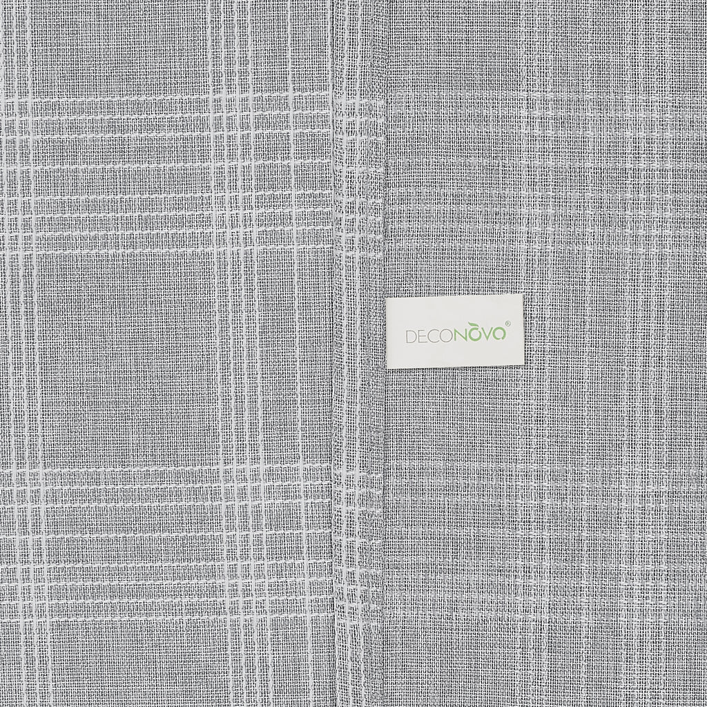 Deconovo Square Tablecloth with Waterproof Finish, Easy-Clean Polyester Table Cover, 54 x 54 Inch, Dark Gray