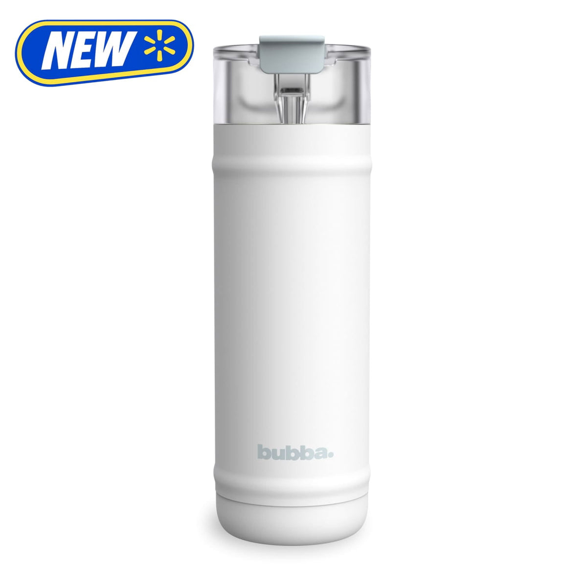 Bubba 32oz DualSip Insulated Stainless Steel Water Bottle with Straw & Sip Lid, Moodbooster Purple/Blue