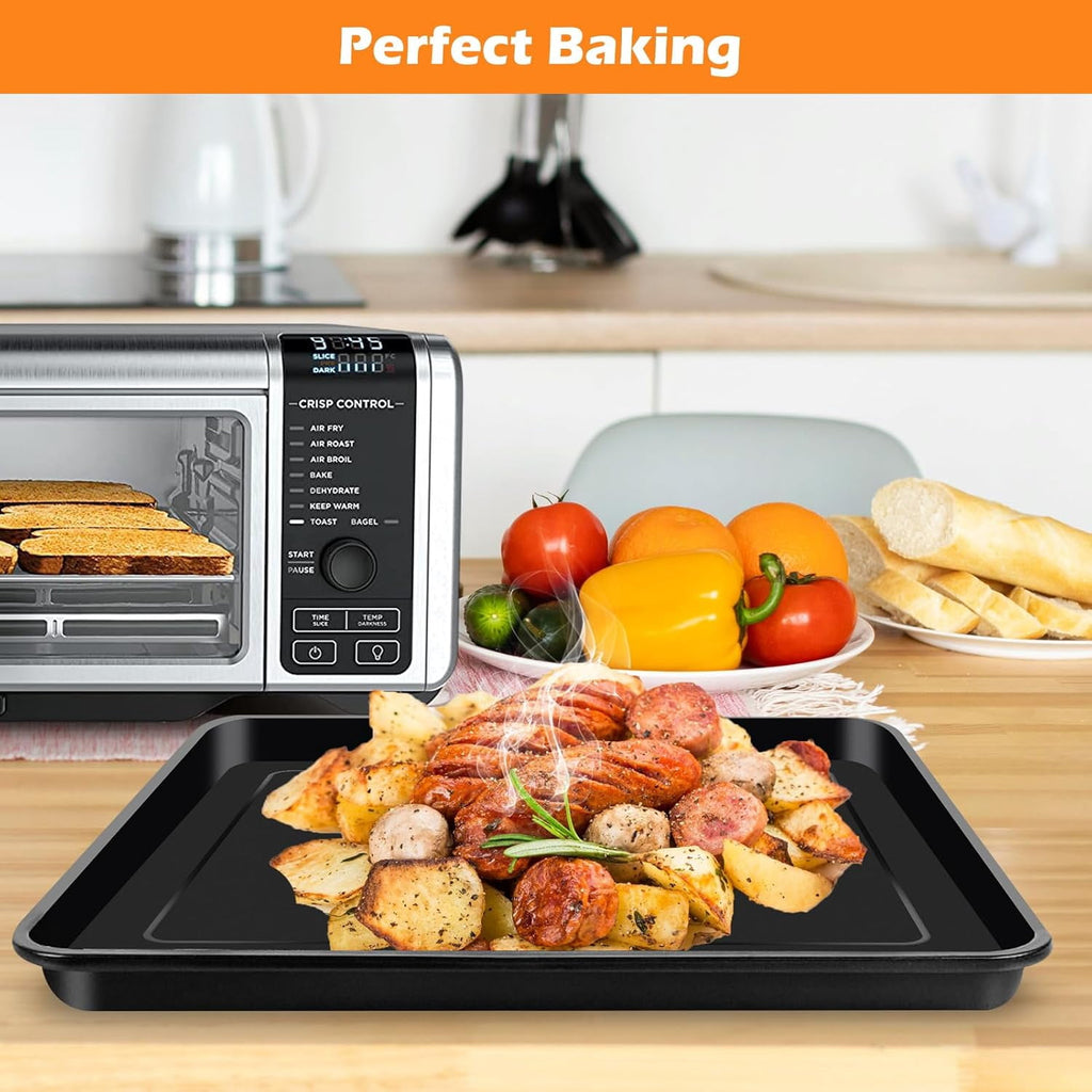 GCQ Air Fryer Replacement Parts for Ninja Foodi SP101 SP100 Digital Countertop Oven, Air Fryer Grill Pan Plate Crisper Plate Accessories Tray Basket
