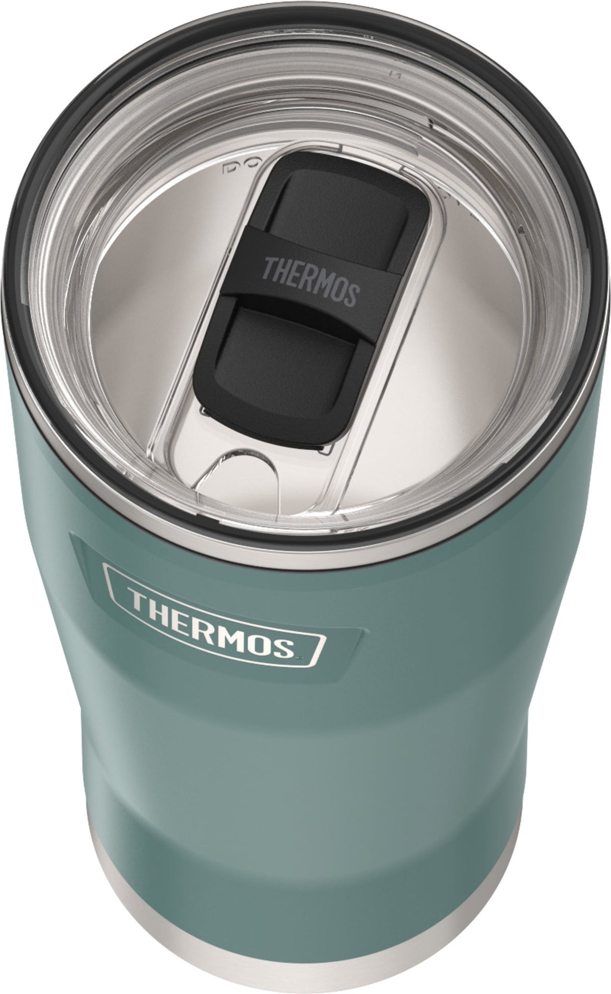 Thermos Stainless Steel Tumbler, w/ Slide Lock Lid, Graphite, 24 oz