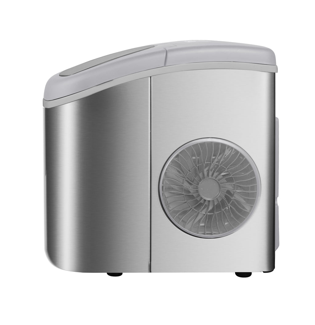 Frigidaire 26 lb Bullet Ice Maker Stainless Steel - compact, high-capacity icemaker producing bullet-shaped ice ideal for kitchens, parties, and entertaining