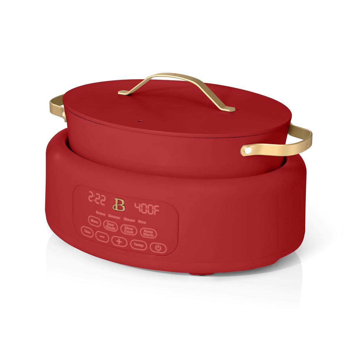 Beautiful 10 in 1, 6 Qt Electric Multi-Cooker, Thyme Green by Drew Barrymore