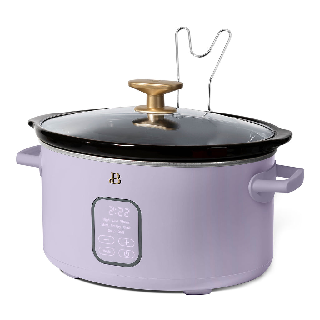 Beautiful 6 Qt Programmable Slow Cooker, Thyme Green by Drew Barrymore