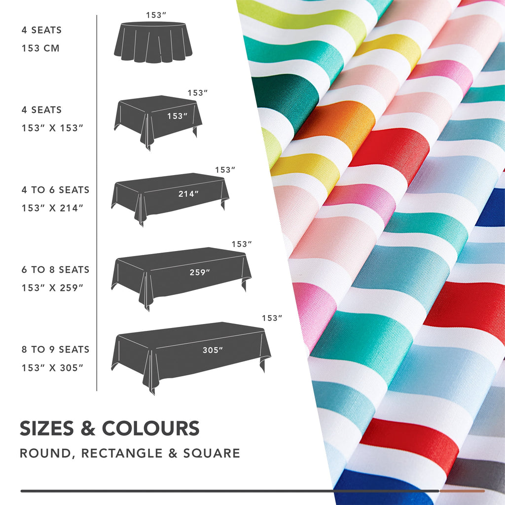Deconovo Square Tablecloth with Waterproof Finish, Easy-Clean Polyester Table Cover, 54 x 54 Inch, Dark Gray