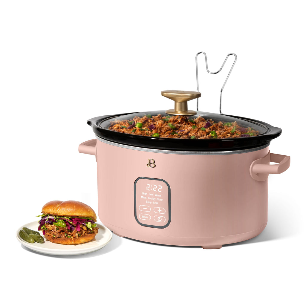 Beautiful 6 Qt Programmable Slow Cooker, Thyme Green by Drew Barrymore