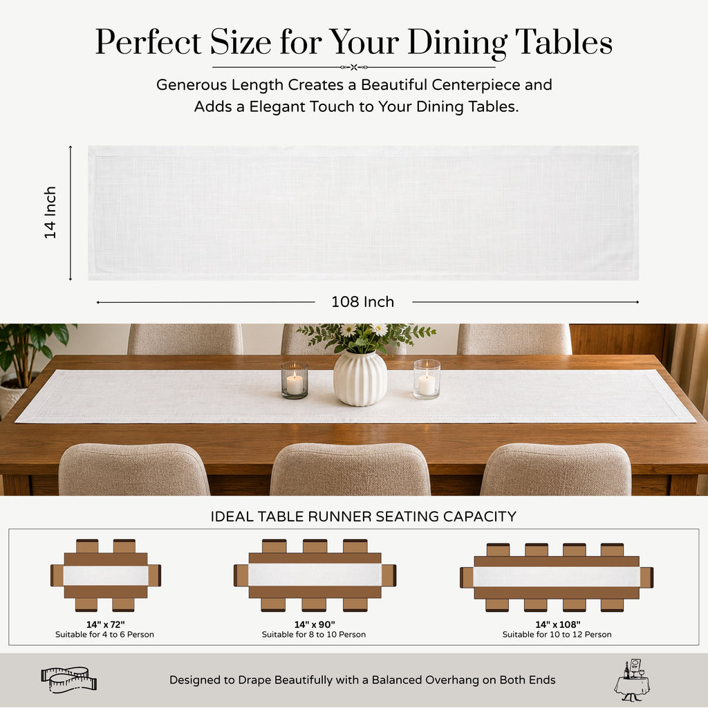 Fingercraft Table Runners, Cotton Dinner Table Centerpiece with Beautiful Premium Lace, Home and Dining Aqua-90