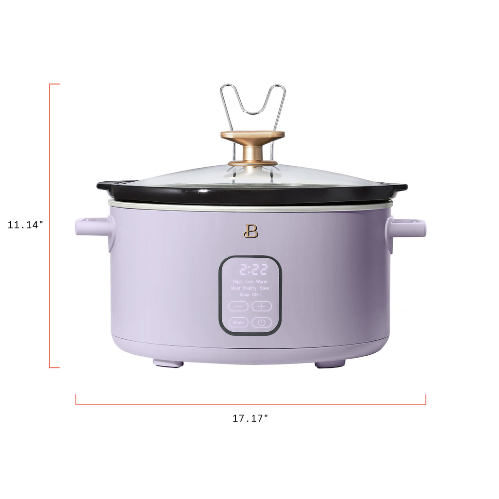 Beautiful 6 Qt Programmable Slow Cooker, Thyme Green by Drew Barrymore
