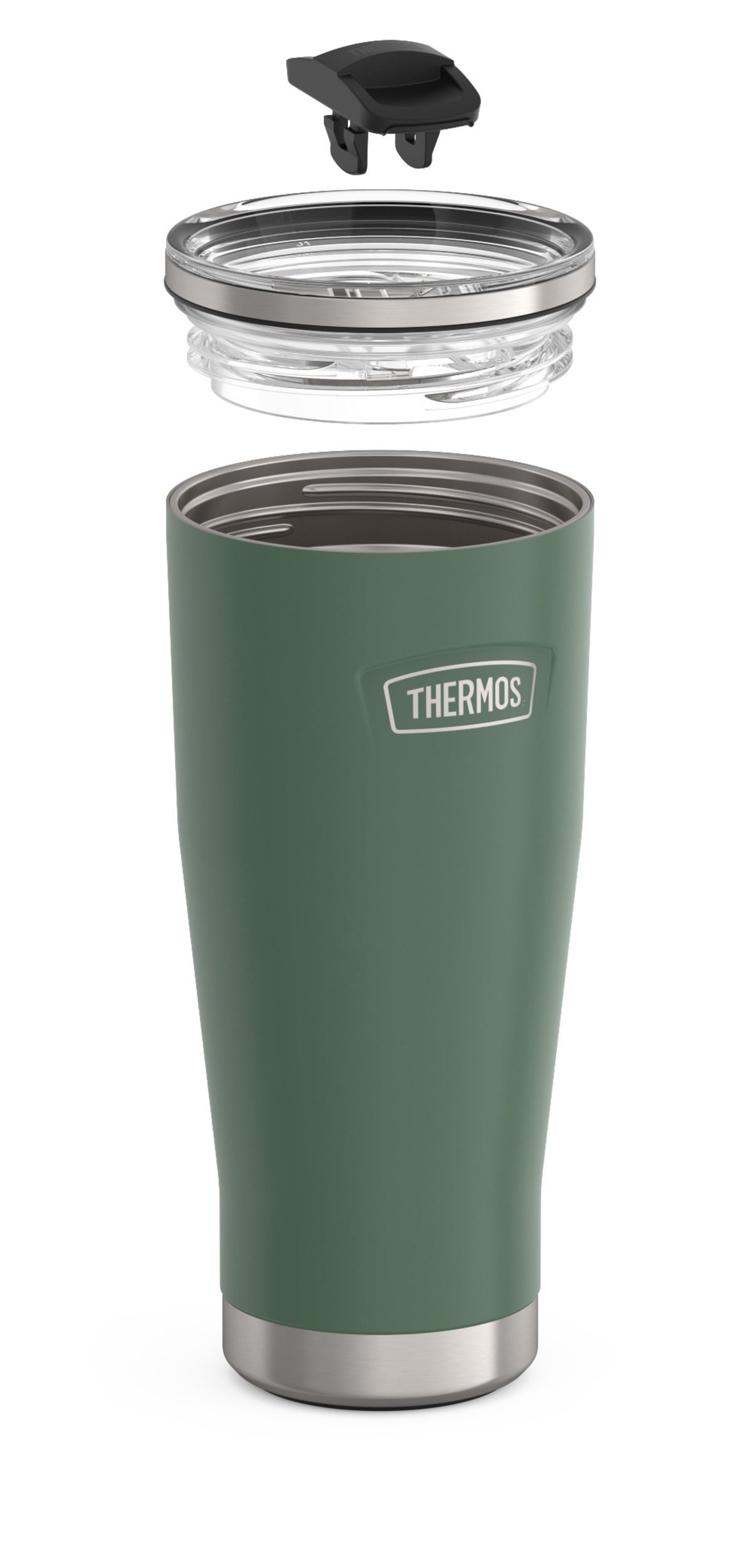 Thermos Stainless Steel Tumbler, w/ Slide Lock Lid, Graphite, 24 oz