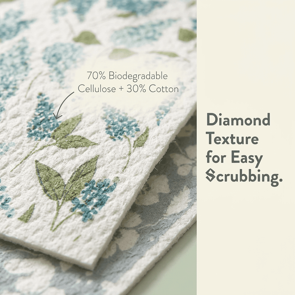 Xiyztok 12Pcs Swedish Dishcloths Highly Absorbent Kitchen Dish Cloths Reusable Dish Towels Non Scratch Dish Rags Soft Cotton Cleaning Cloth for Washing Cleaning Scrubbing Kitchen Dishes Bathroom