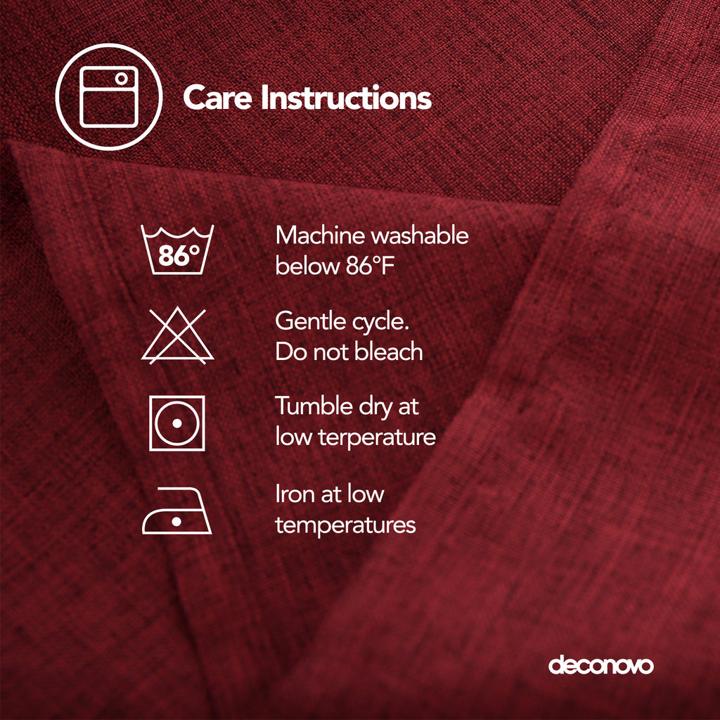 Deconovo Square Tablecloth with Waterproof Finish, Easy-Clean Polyester Table Cover, 54 x 54 Inch, Dark Gray
